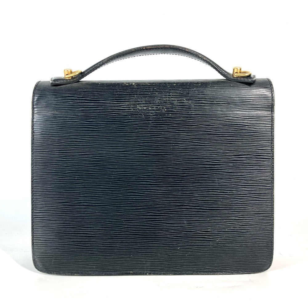 LOUIS VUITTON Handbag M52122 Epi Leather black Epi Monceau