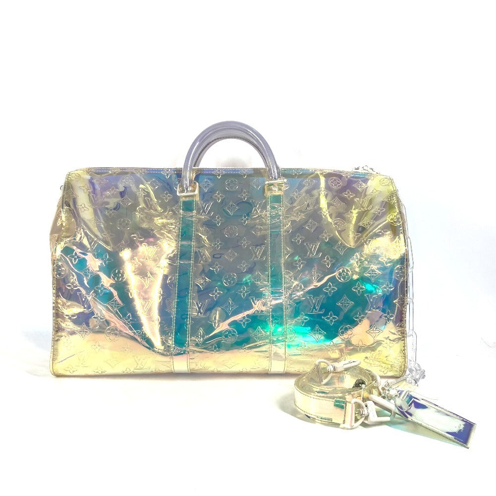 LOUIS VUITTON Boston Duffel bag M53271 , Monogram Prism clear Monogram prism Keepall ã»bandouliere50