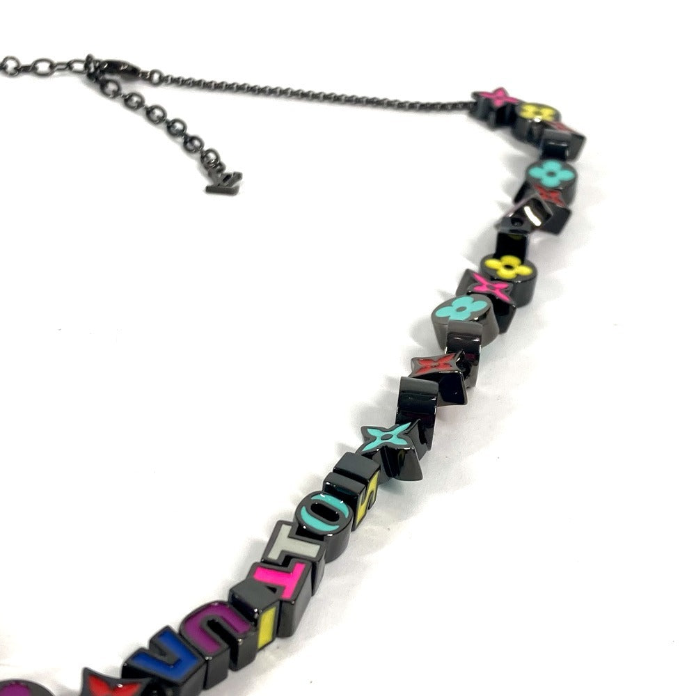 LOUIS VUITTON Necklace M00918 metal multicolor long Collier Monogram Party