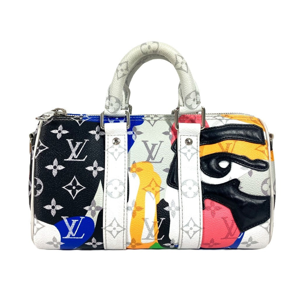 LOUIS VUITTON Shoulder Bag M46701 Monogram canvas, leather multicolor Monogram LV Portrait Keepall ã»bandouliere 25