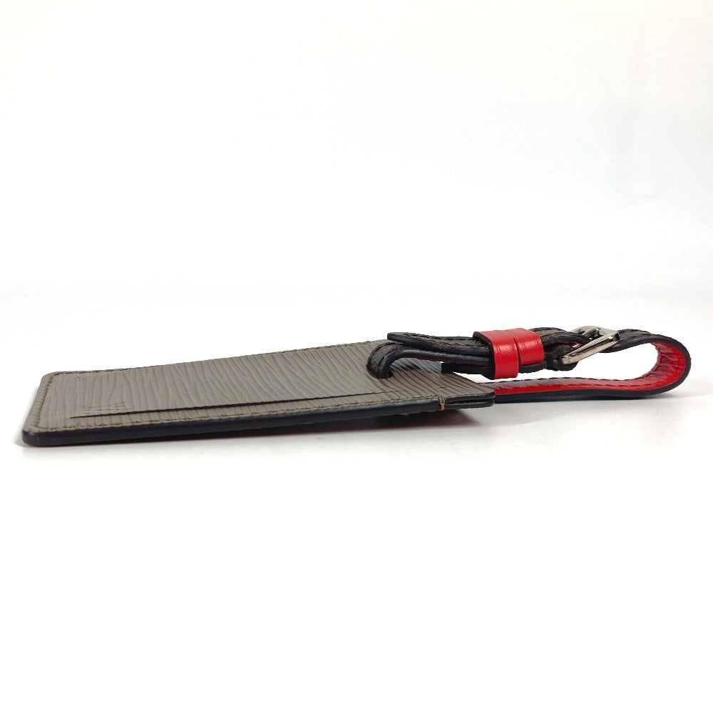 LOUIS VUITTON Name tag Epi Leather, Monogram Canvas gray epi monogram Bag charm