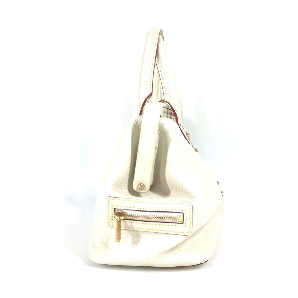 LOUIS VUITTON Handbag M91811 Suhari leather white Suhari AngÃ©nieux PM