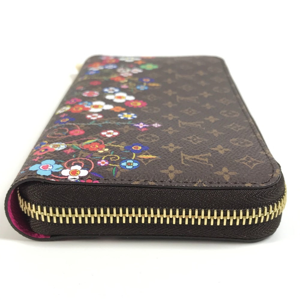 LOUIS VUITTON Long Wallet Purse ï¼­14162 Monogram canvas Brown Japan exclusive LV Ã TM Zippy wallet