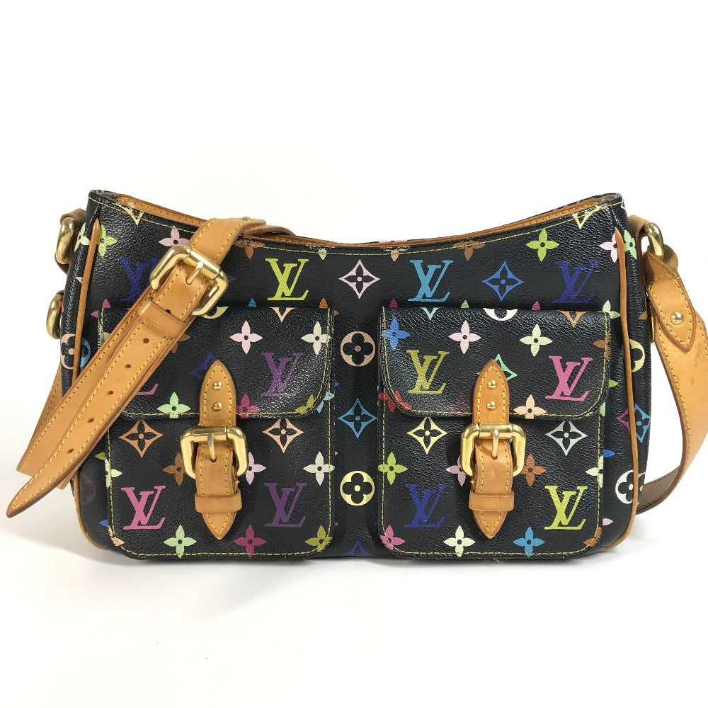 LOUIS VUITTON Shoulder Bag M40052 Monogram multicolor canvas black Monogram multicolor Lodge GM Lodge GM