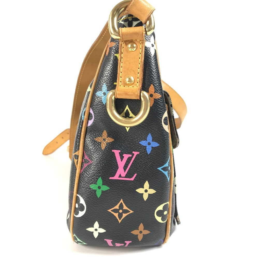 LOUIS VUITTON Shoulder Bag M40052 Monogram multicolor canvas black Monogram multicolor Lodge GM Lodge GM