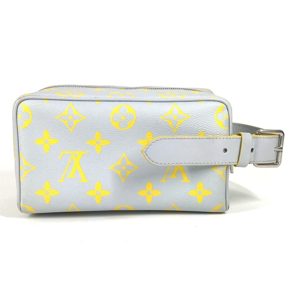 LOUIS VUITTON business bag M24536 , Monogram Glow Canvas gray Monogram Glow Rocker Dopp Kit