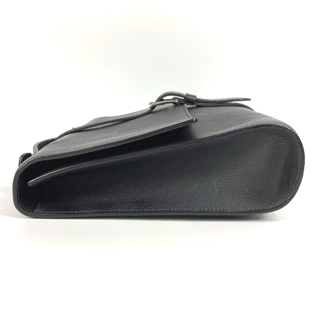 HERMES Business bag leather black Etrivieres Document