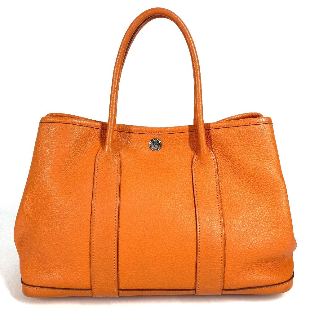 HERMES Tote Bag Negonda Orange Garden Party TPM Garden Party TPM