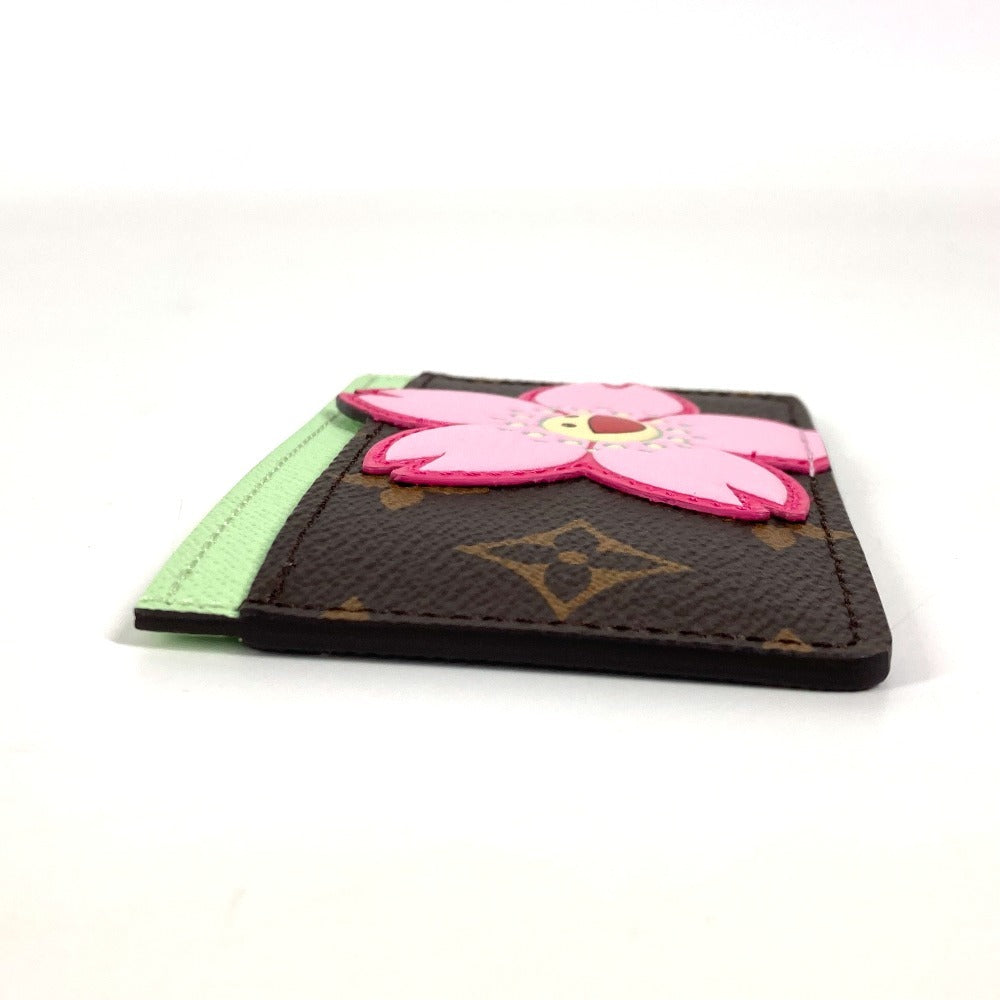 LOUIS VUITTON Card Case M13429 Monogram canvas Brown Takashi Murakami LVxTM Card Case Porto Carte Simple