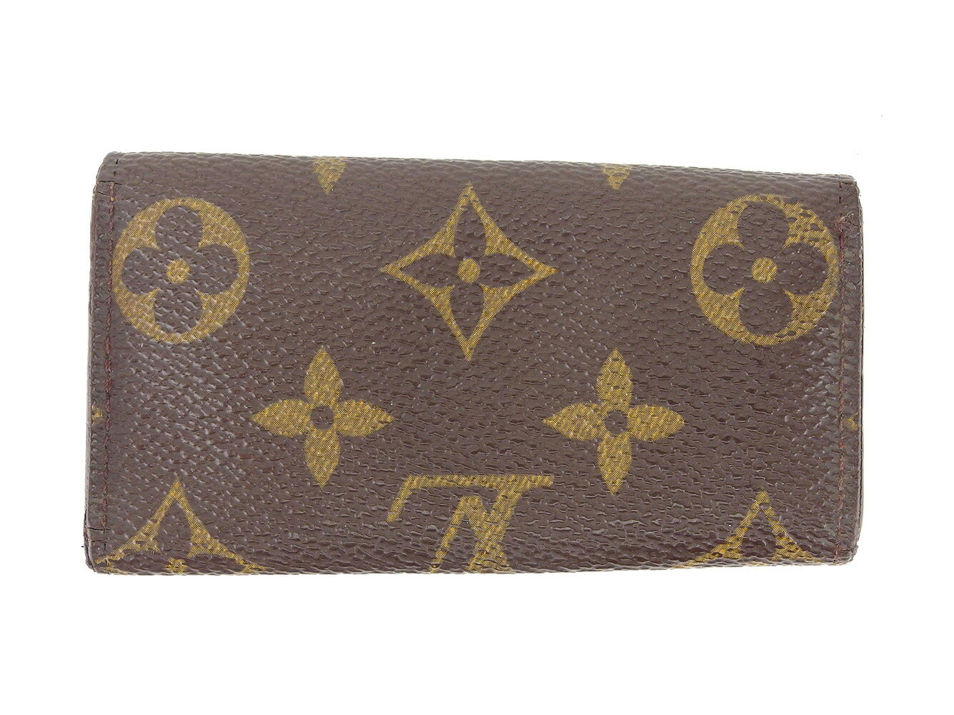 LOUIS VUITTON Key case Key holder M62631 Brown beige gold Multicles4