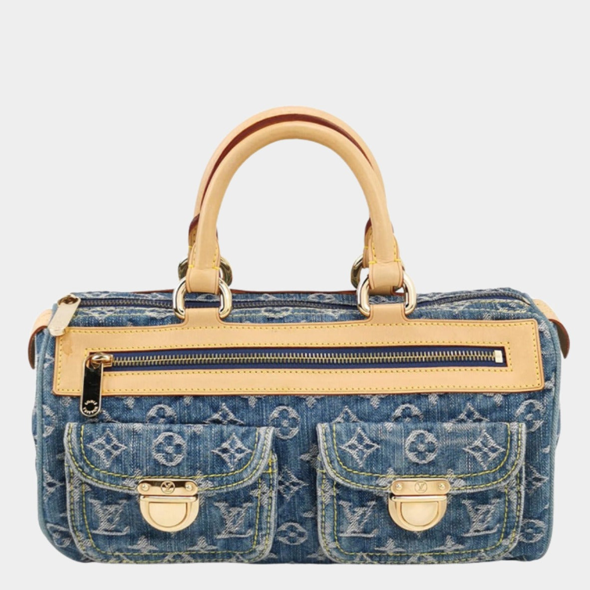 Louis Vuitton Denim Neo Speedy Boston Bag