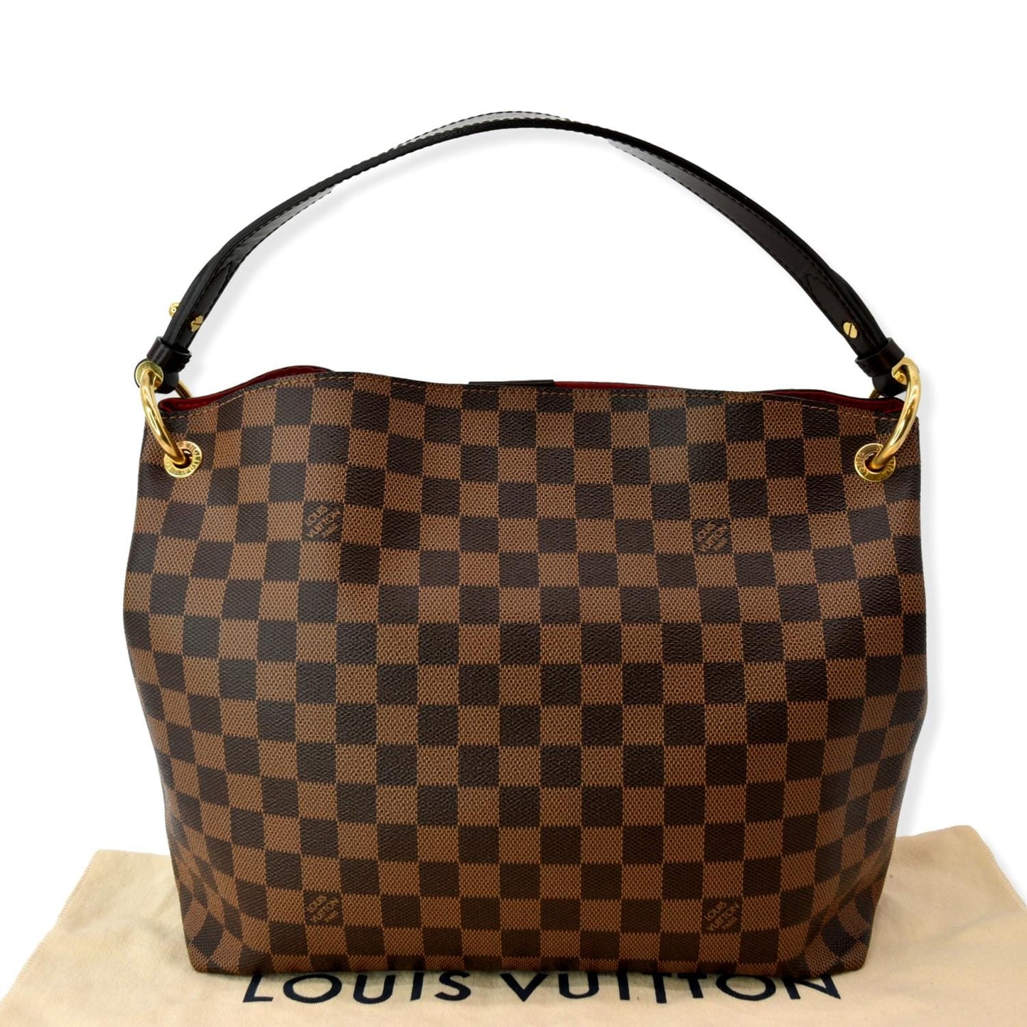 LOUIS VUITTON Graceful PM Damier Ebene Shoulder Bag Brown
