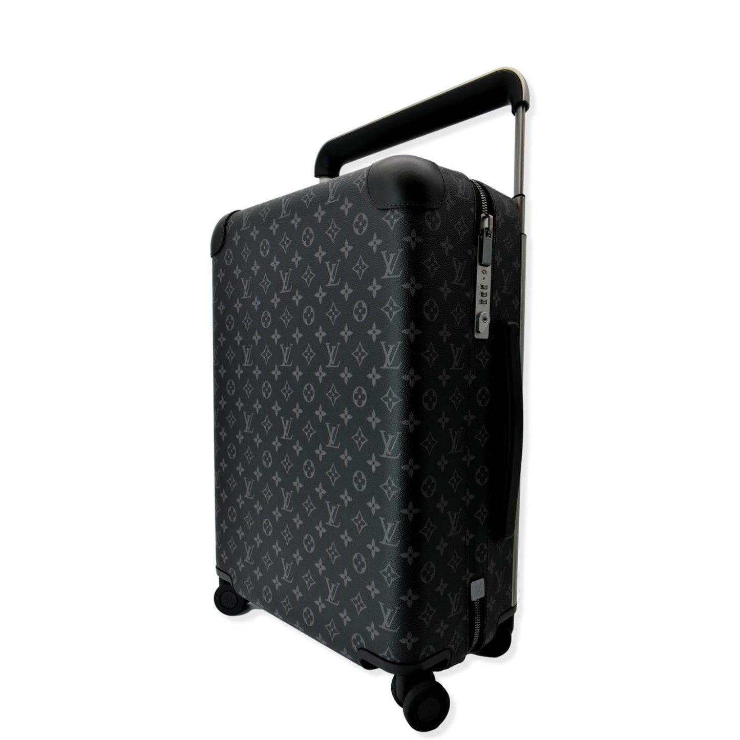LOUIS VUITTON Horizon 55 Monogram Eclipse Canvas Rolling Suitcase Black