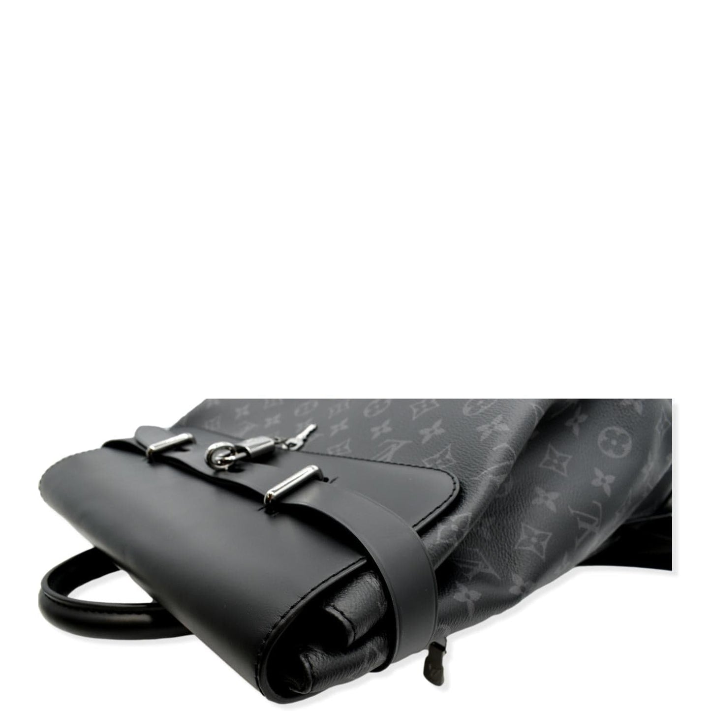 LOUIS VUITTON Steamer Monogram Eclipse Backpack Bag Black