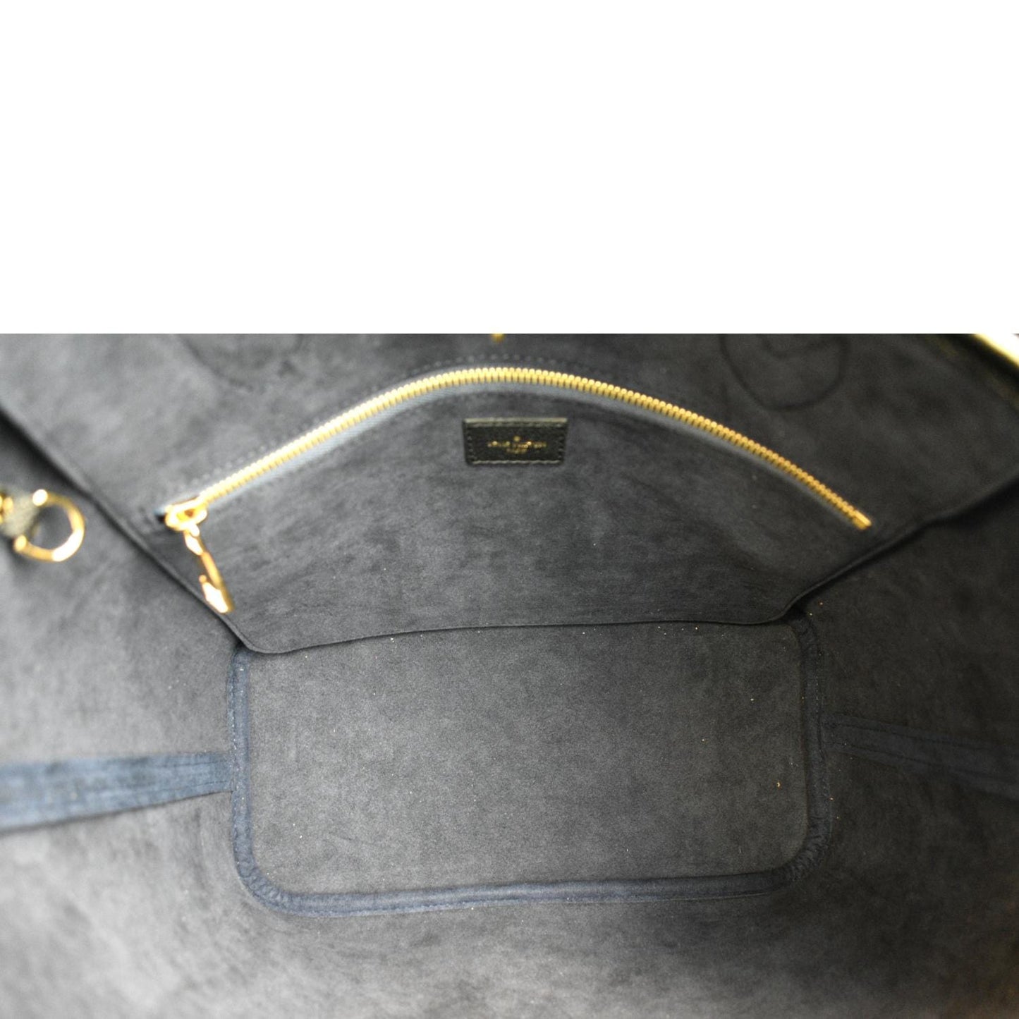 LOUIS VUITTON  Neverfull MM Monogram Empreinte Tote Bag Black