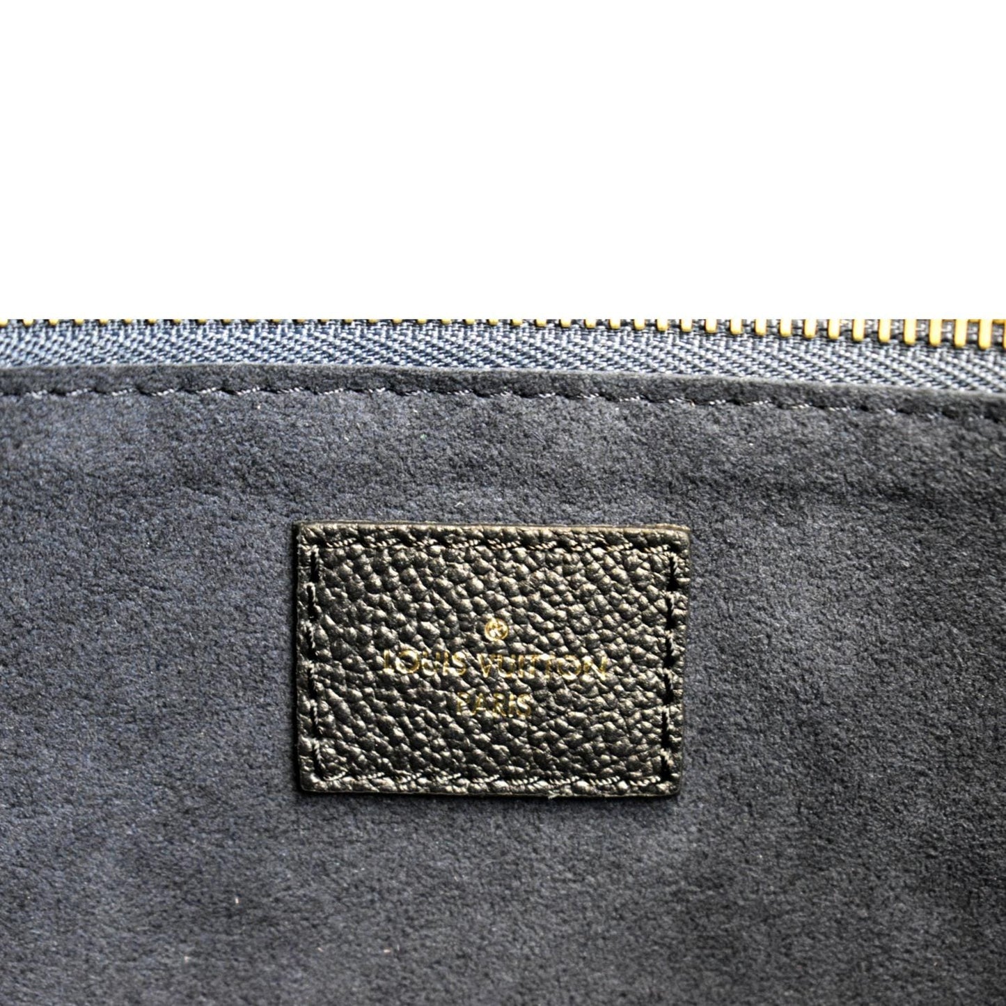 LOUIS VUITTON  Neverfull MM Monogram Empreinte Tote Bag Black