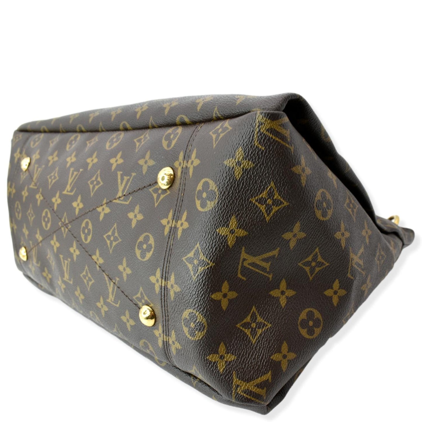 LOUIS VUITTON  Artsy MM Monogram Canvas Hobo Bag Brown
