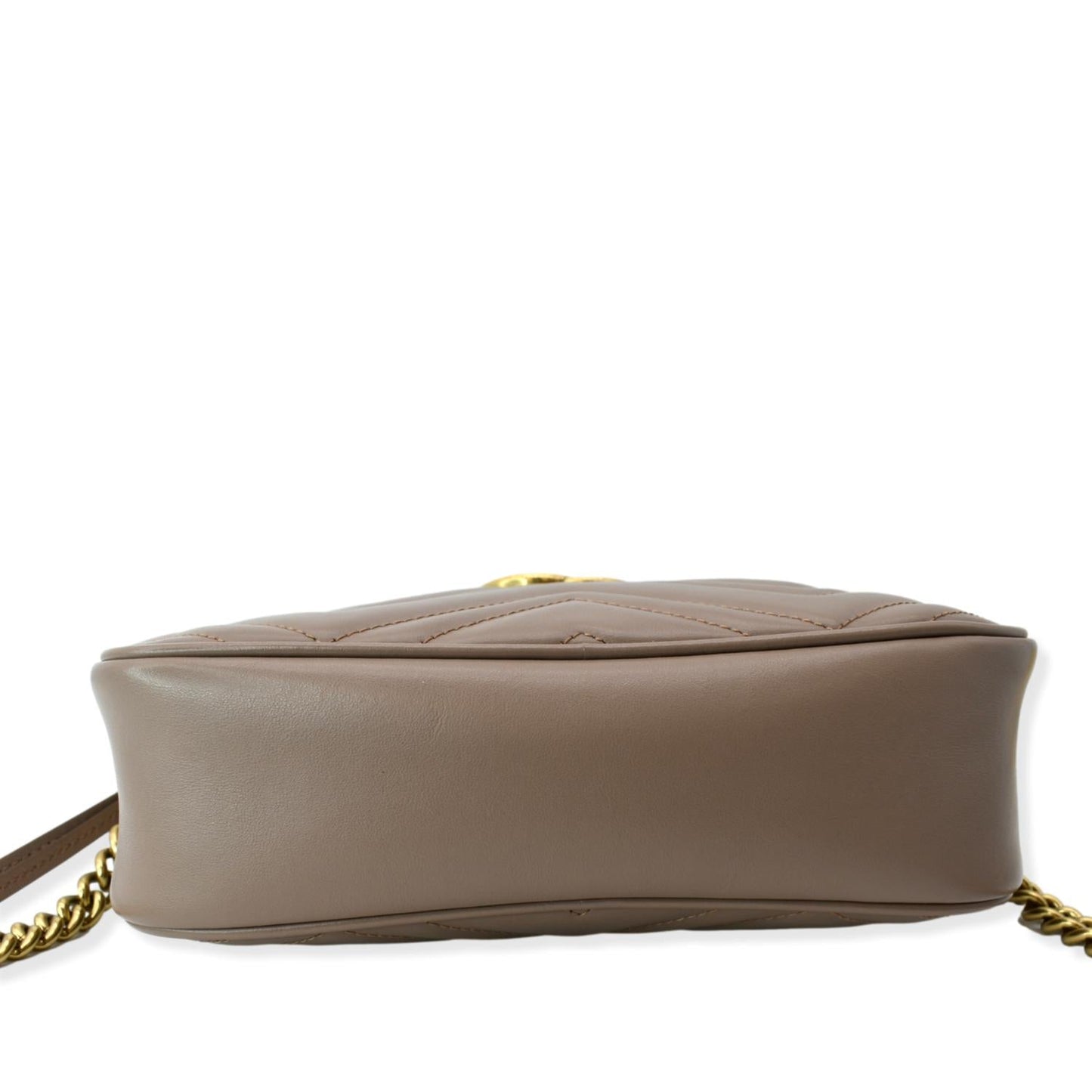 GUCCI GG Marmont Matelasse Leather Crossbody Bag Dusty Pink 447632