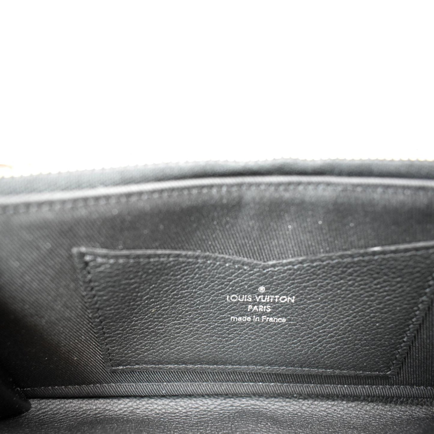LOUIS VUITTON Mylockme Compact Leather Wallet Black