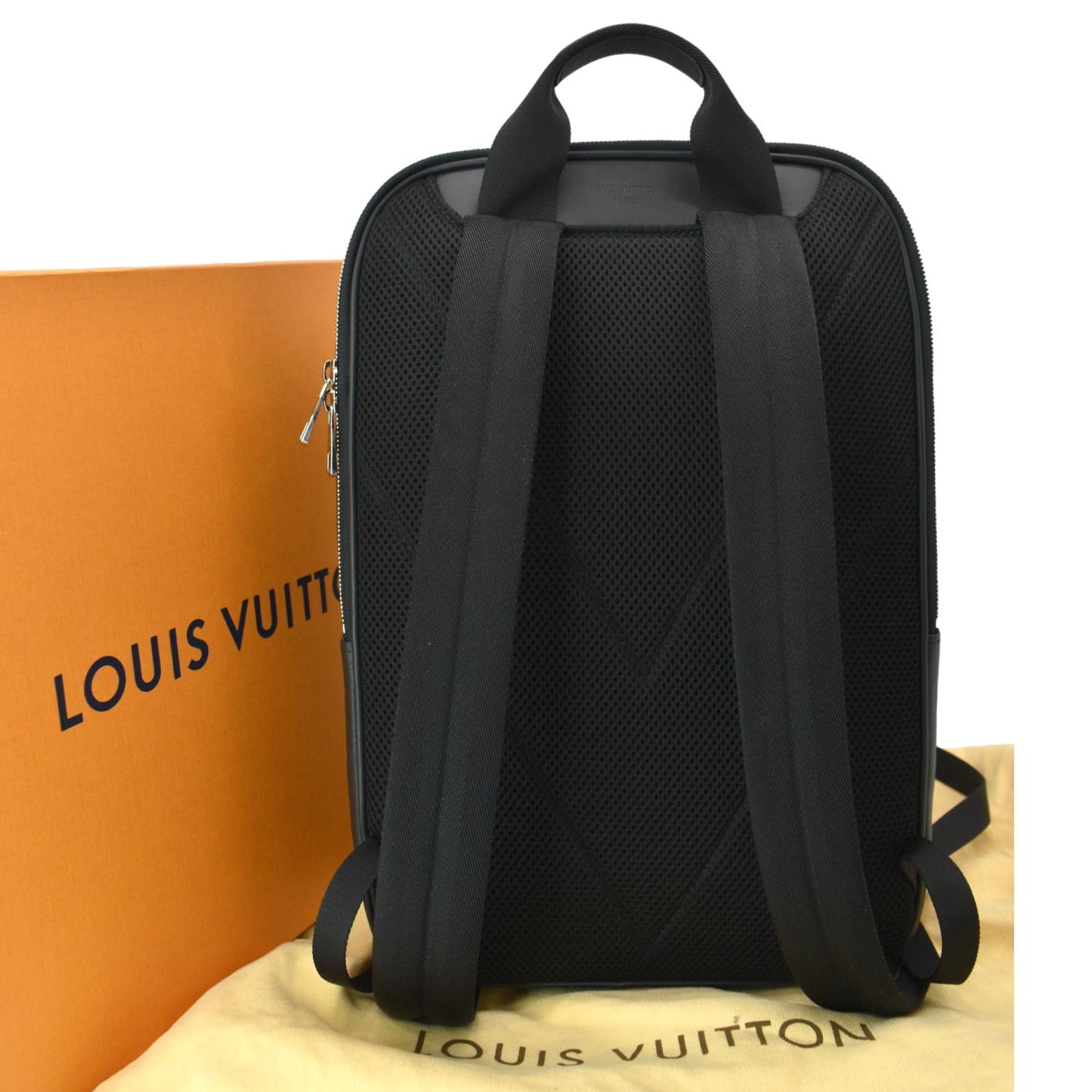 LOUIS VUITTON Michael NV2 Damier Infini Leather Backpack Bag Black