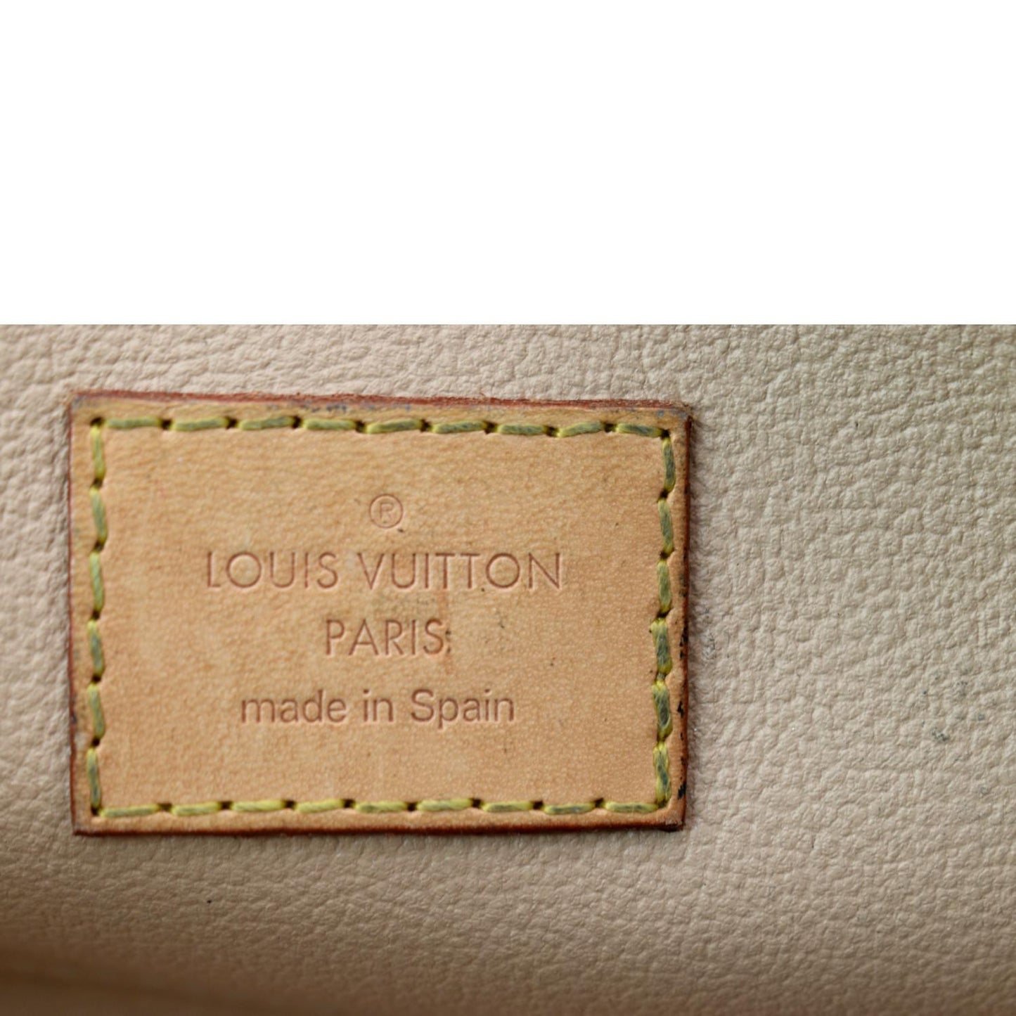 LOUIS VUITTON Monogram Canvas Cosmetic Pouch Brown