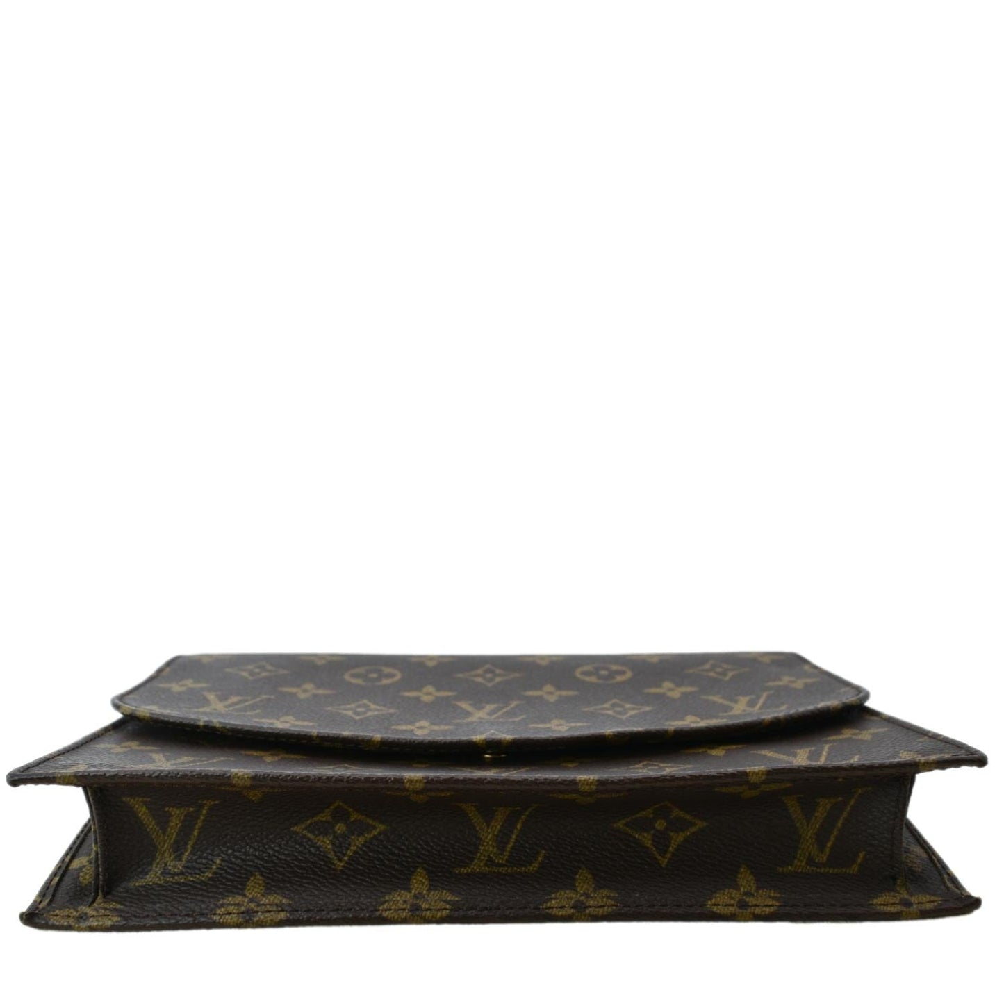 LOUIS VUITTON Rabat Pochette Monogram Canvas Clutch Bag Brown