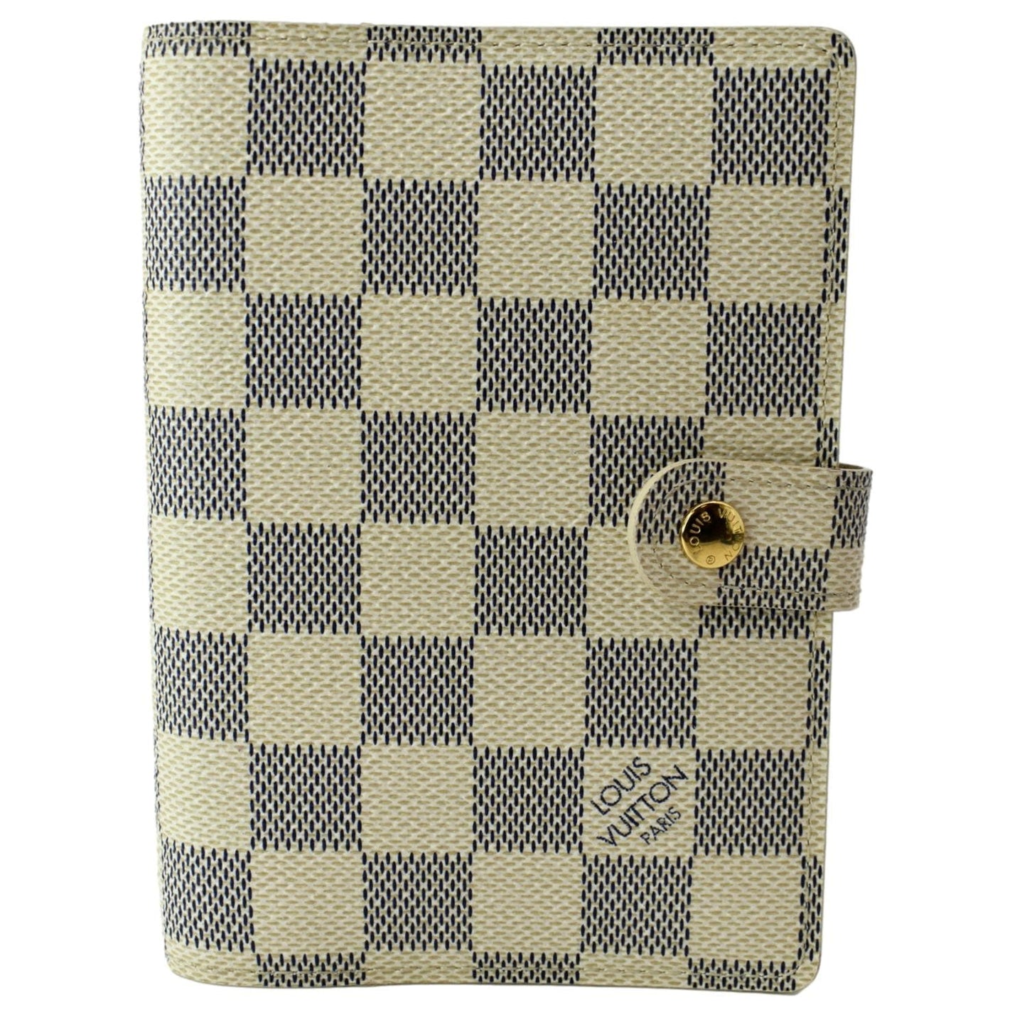 LOUIS VUITTON Agenda PM Damier Azur Planner Cover White
