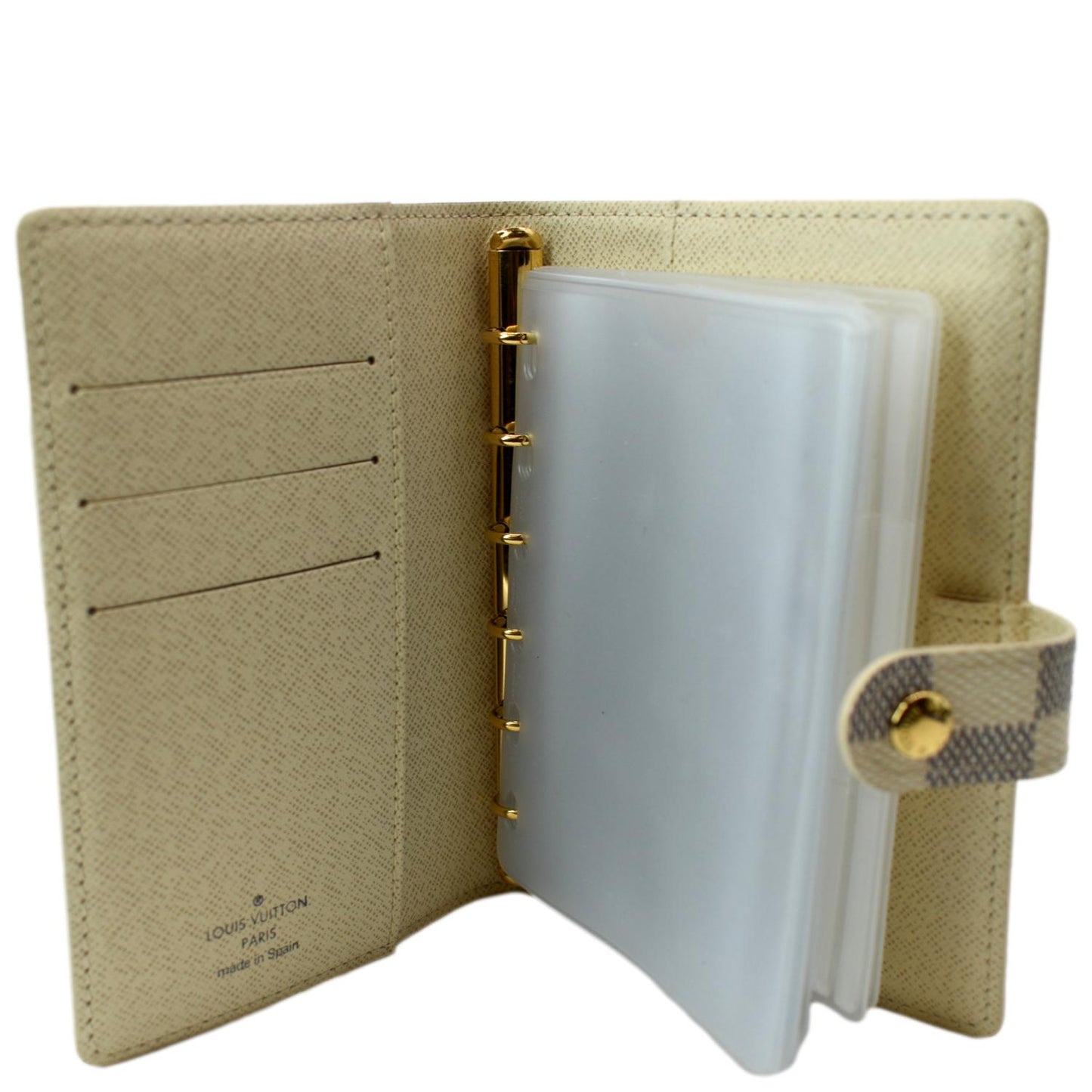 LOUIS VUITTON Agenda PM Damier Azur Planner Cover White