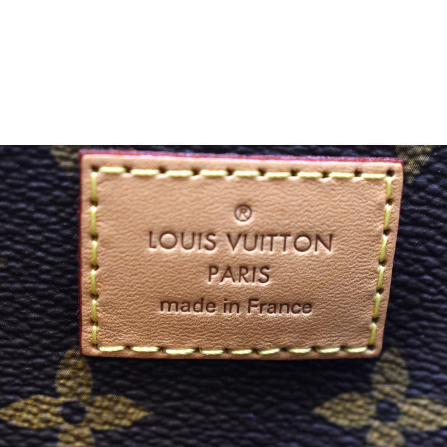 LOUIS VUITTON Melie Monogram Canvas Hobo Bag Brown
