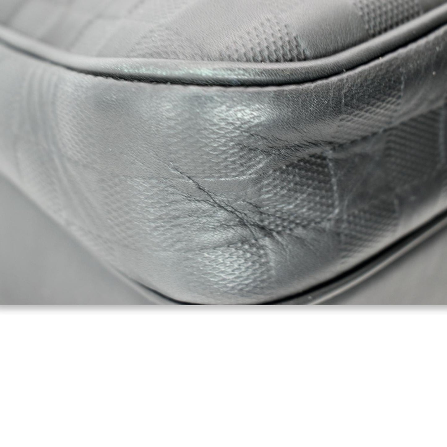 LOUIS VUITTON Michael Damier Infini Leather Backpack Bag Black
