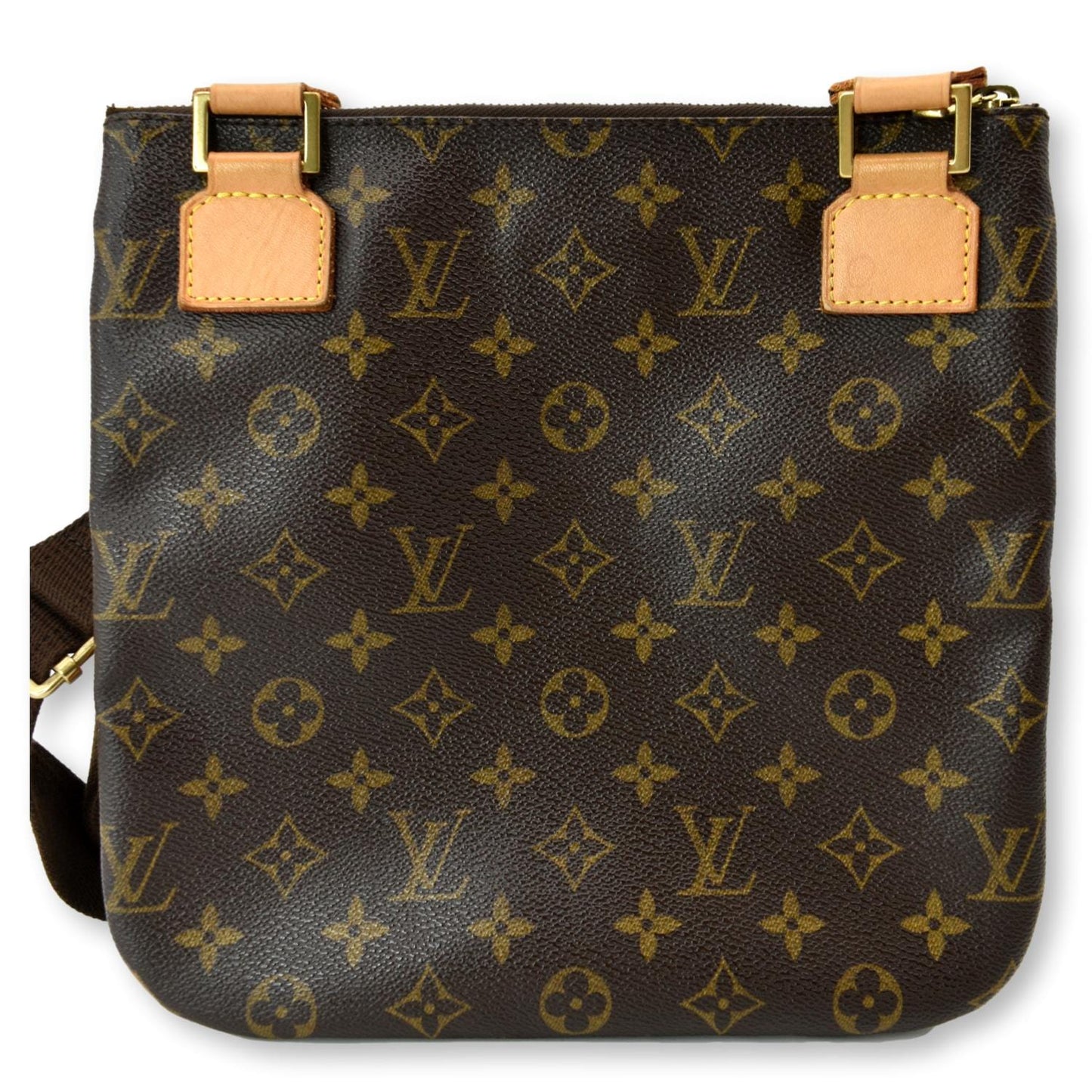 LOUIS VUITTON Bosphore Pochette Monogram Canvas Shoulder Bag Brown