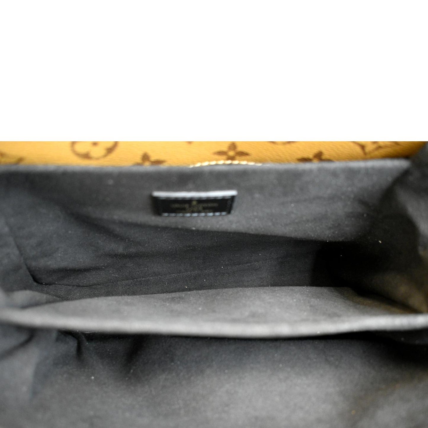 LOUIS VUITTON Metis Pochette Reverse Monogram Canvas Crossbody Bag Brown