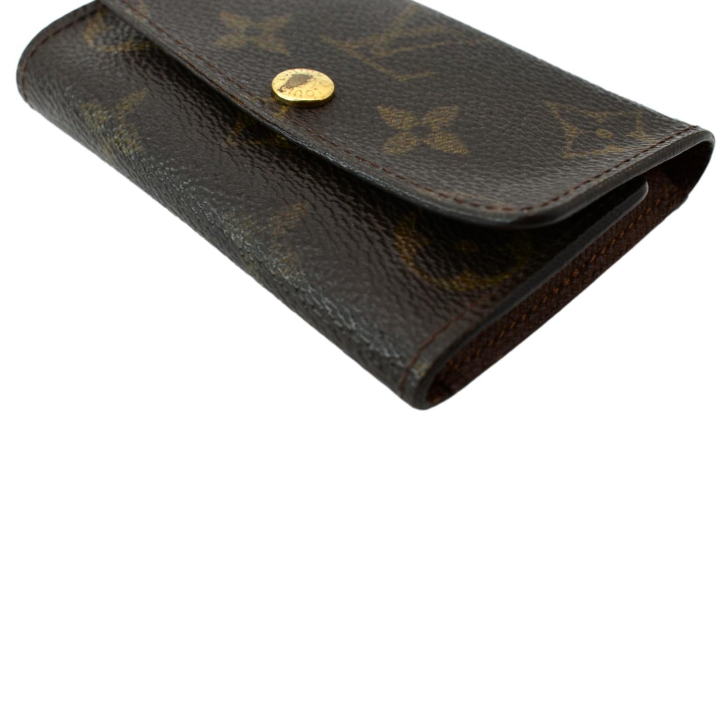LOUIS VUITTON Monogram Canvas 6 Key Holder Brown