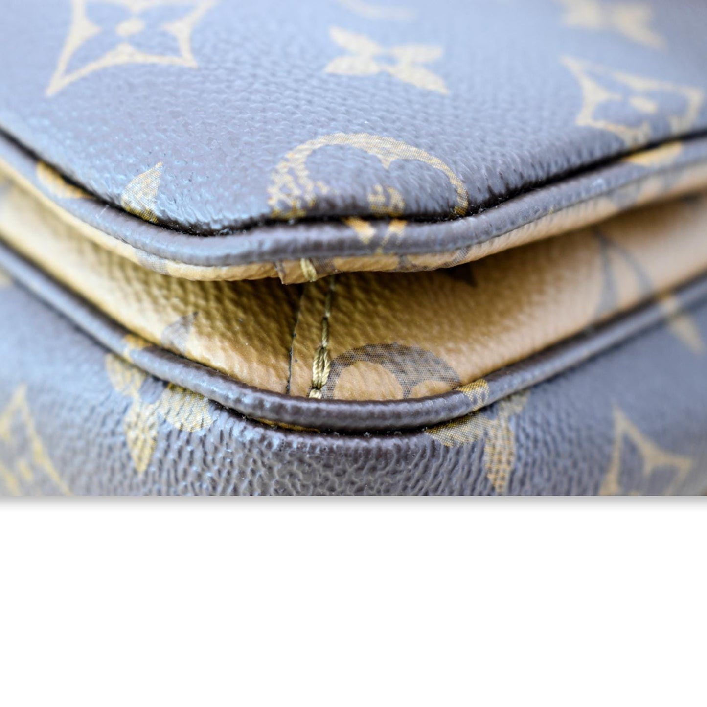 LOUIS VUITTON  Metis Pochette Reverse Monogram Canvas Crossbody Bag Brown
