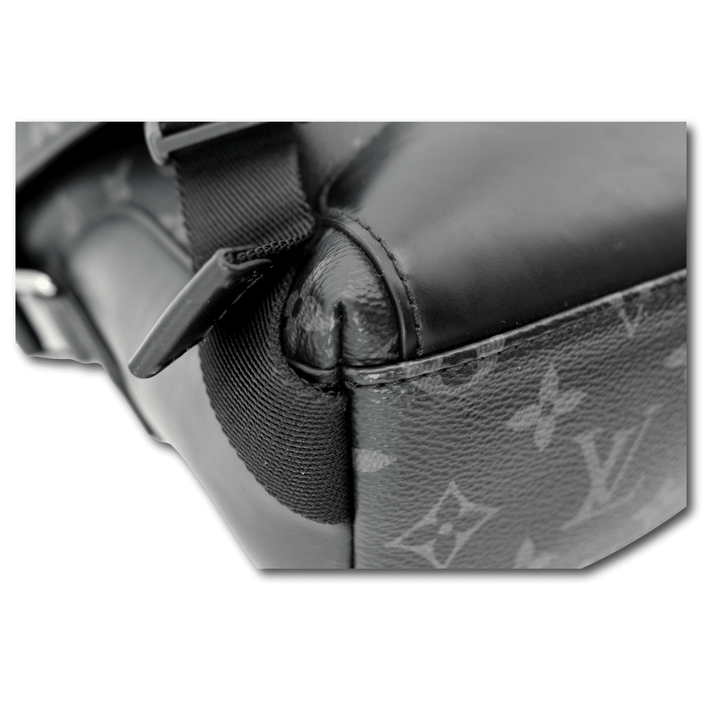 LOUIS VUITTON Voyager PM Monogram Eclipse Messenger Bag Black