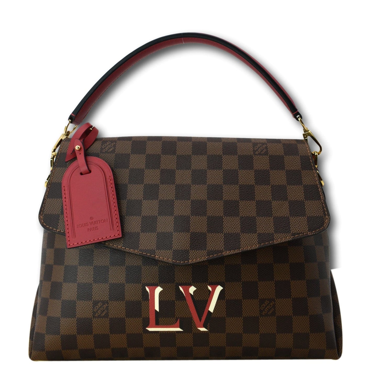 LOUIS VUITTON Beaubourg MM Damier Ebene Shoulder Bag Brown