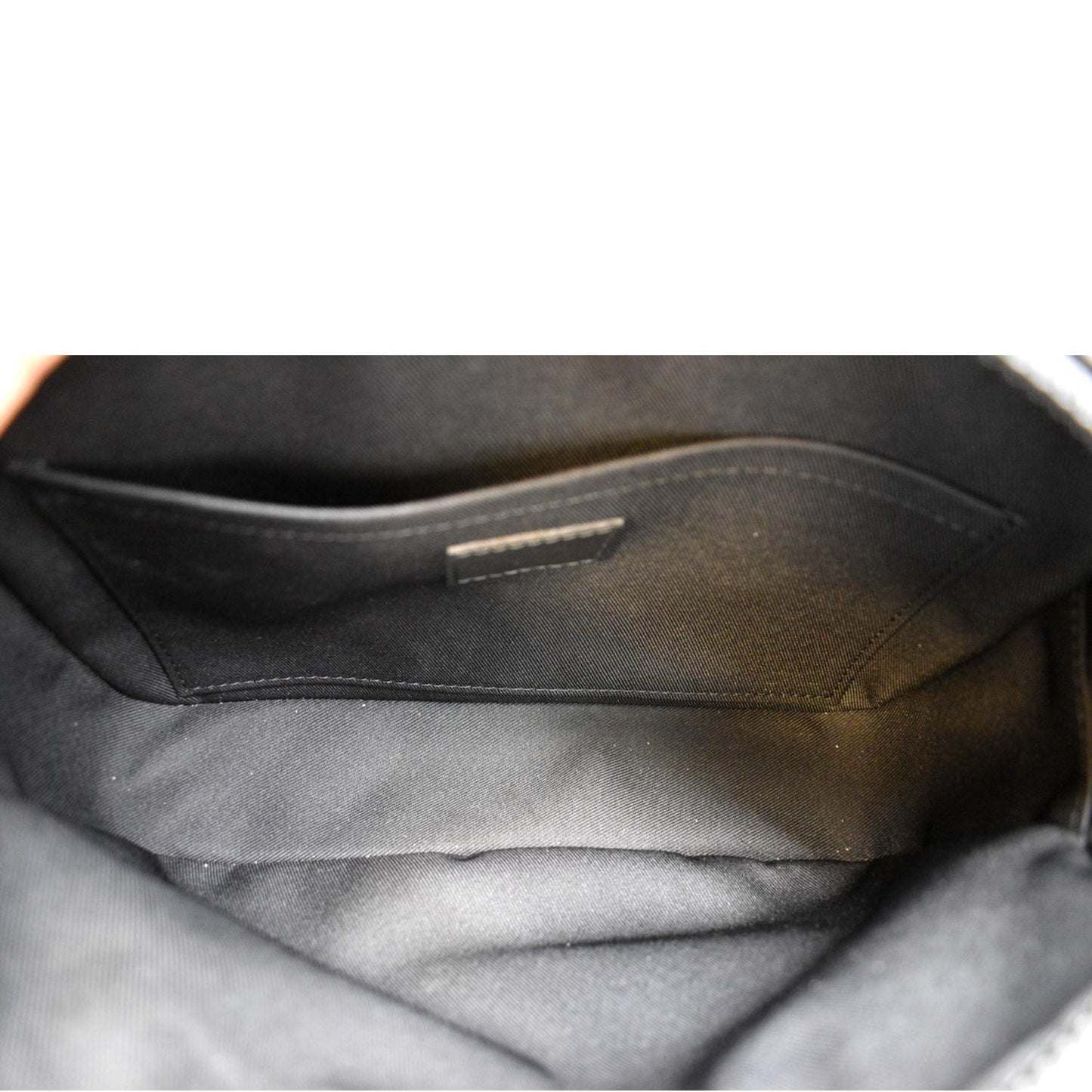 LOUIS VUITTON S-Lock Monogram Leather Crossbody Bag Black