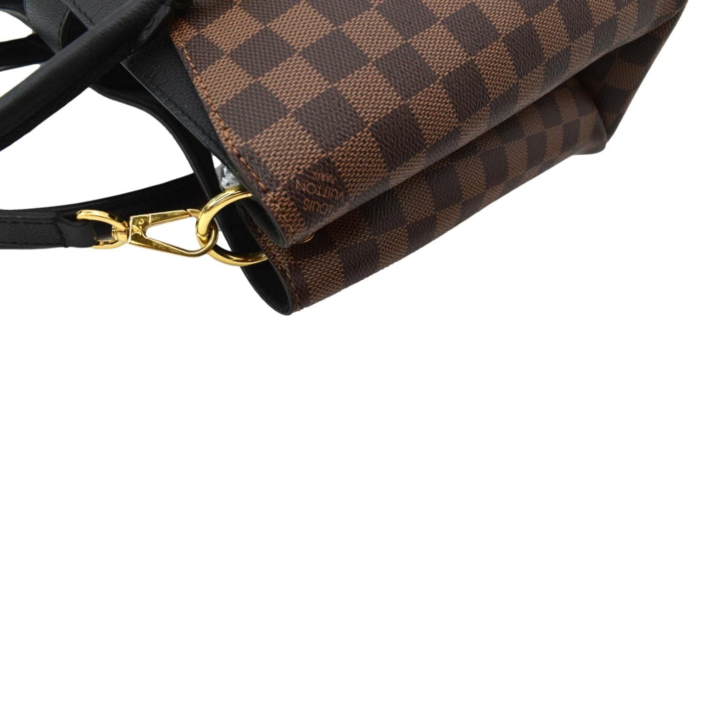 LOUIS VUITTON LV Riverside Damier Ebene Shoulder Bag Brown/Black