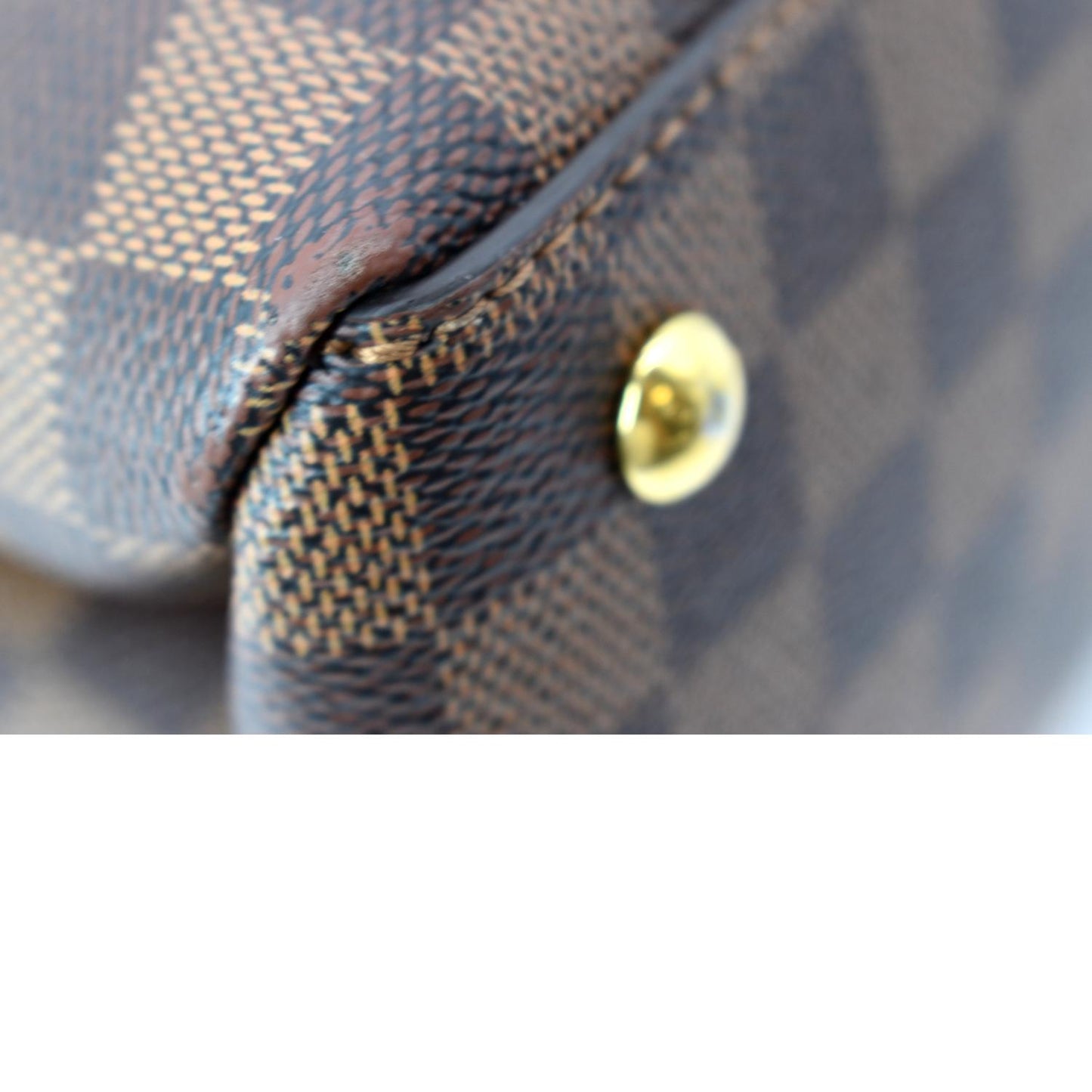 LOUIS VUITTON LV Riverside Damier Ebene Shoulder Bag Brown/Black