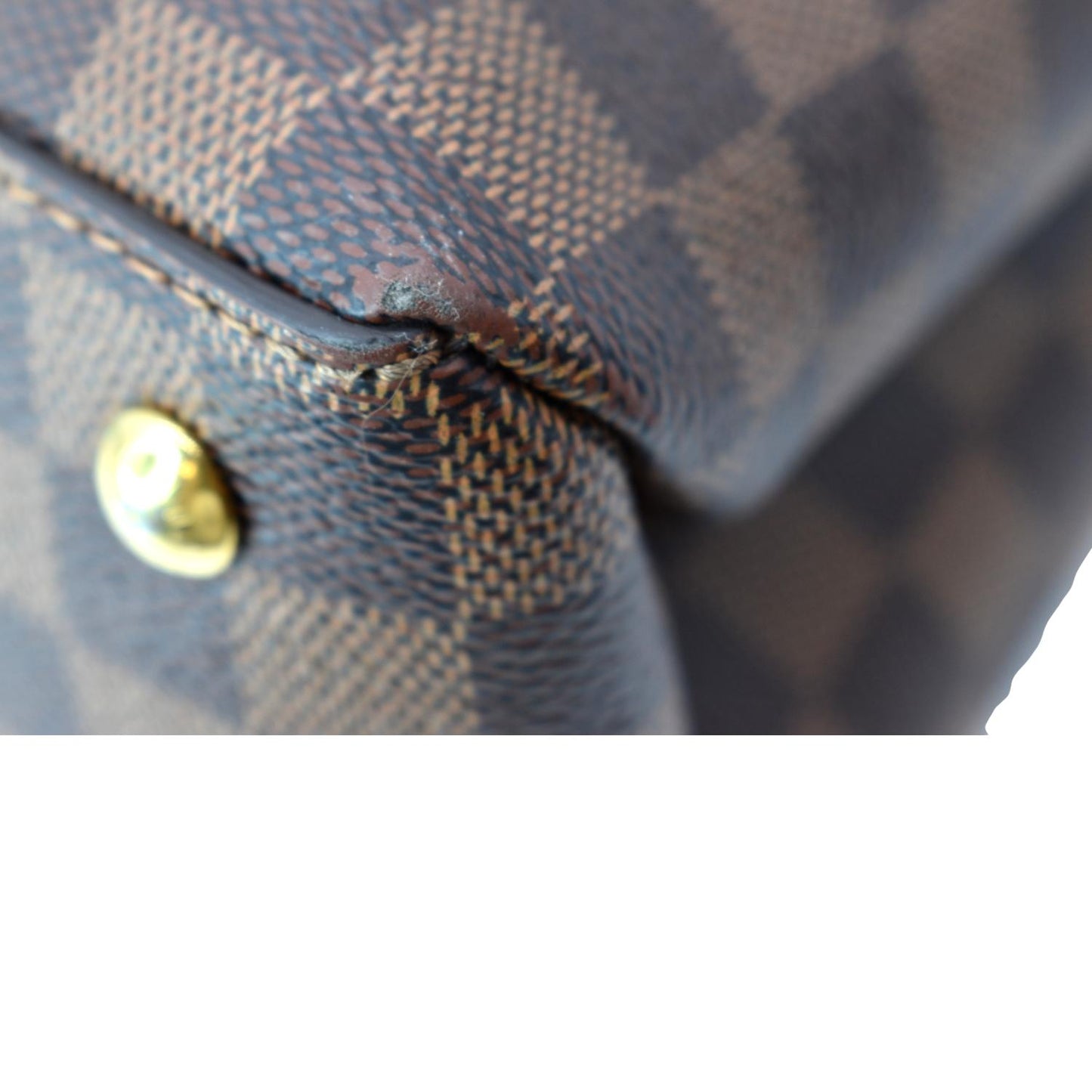 LOUIS VUITTON LV Riverside Damier Ebene Shoulder Bag Brown/Black