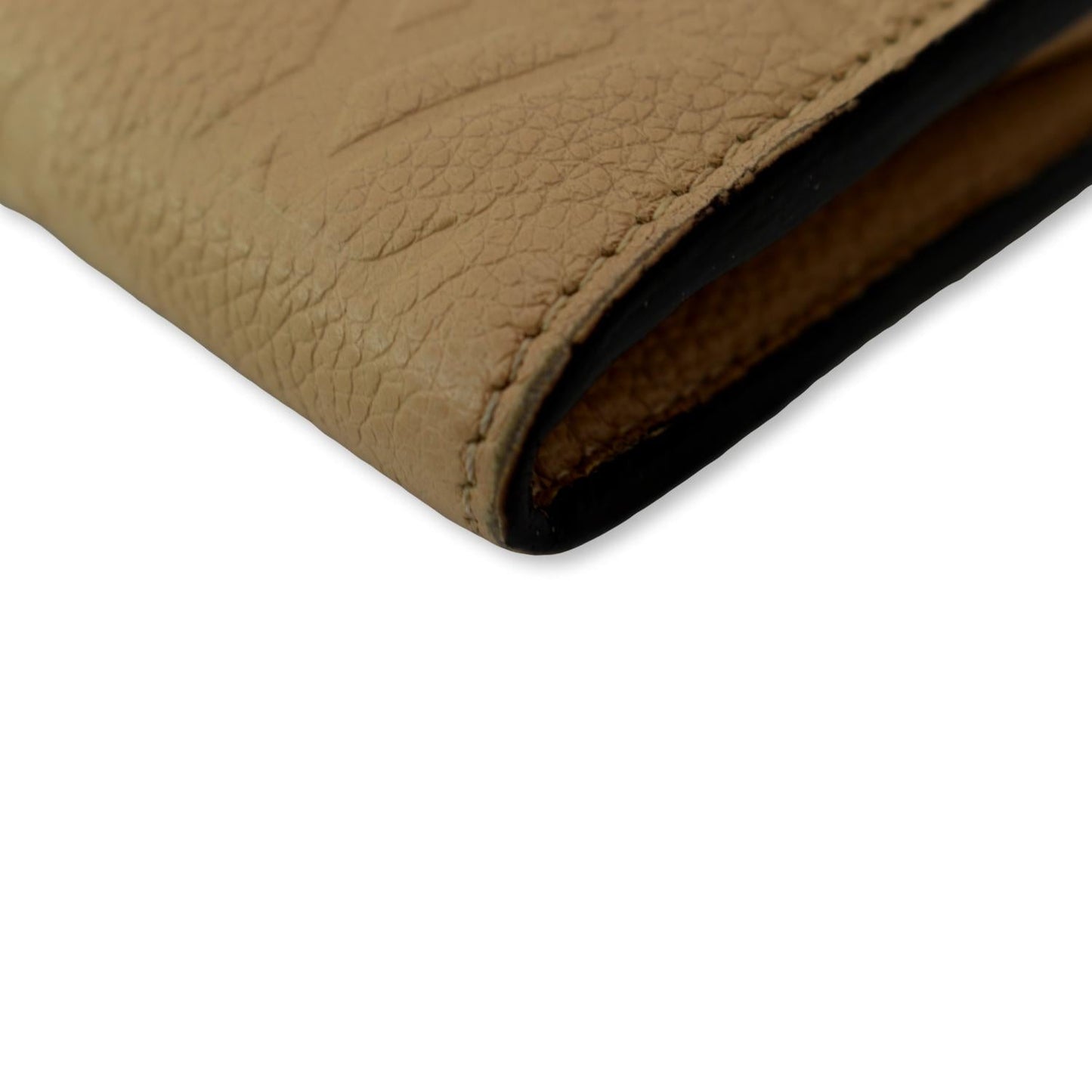 LOUIS VUITTON Curieuse Monogram Empreinte Leather Wallet Bronze