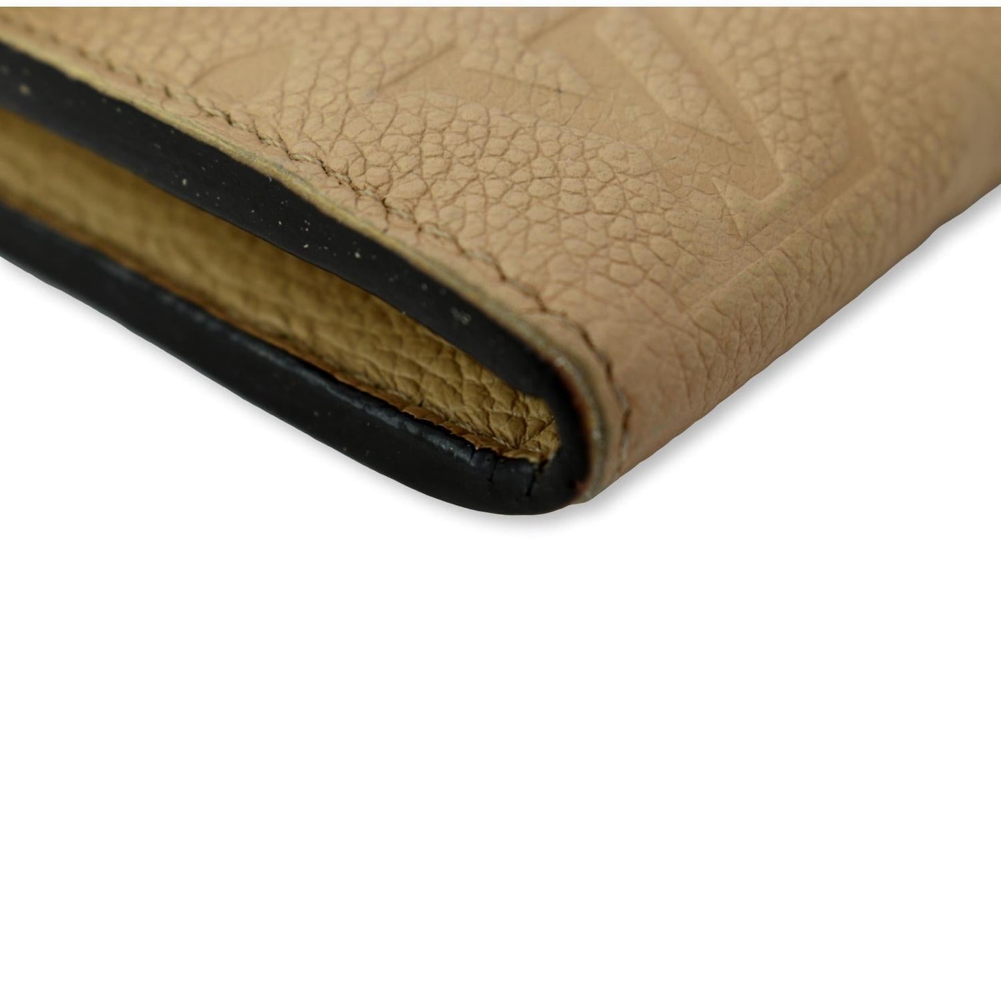 LOUIS VUITTON Curieuse Monogram Empreinte Leather Wallet Bronze
