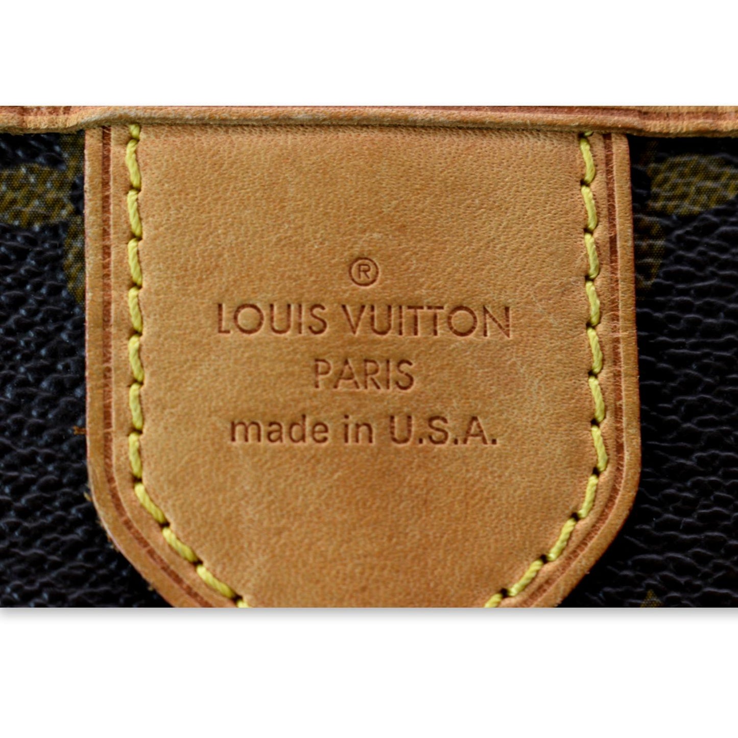 LOUIS VUITTON Delightful MM Monogram Canvas Hobo Bag Brown