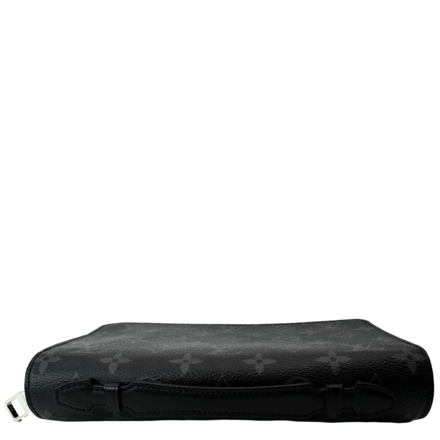 LOUIS VUITTON Monogram Eclipse Canvas Zippy Wallet Black