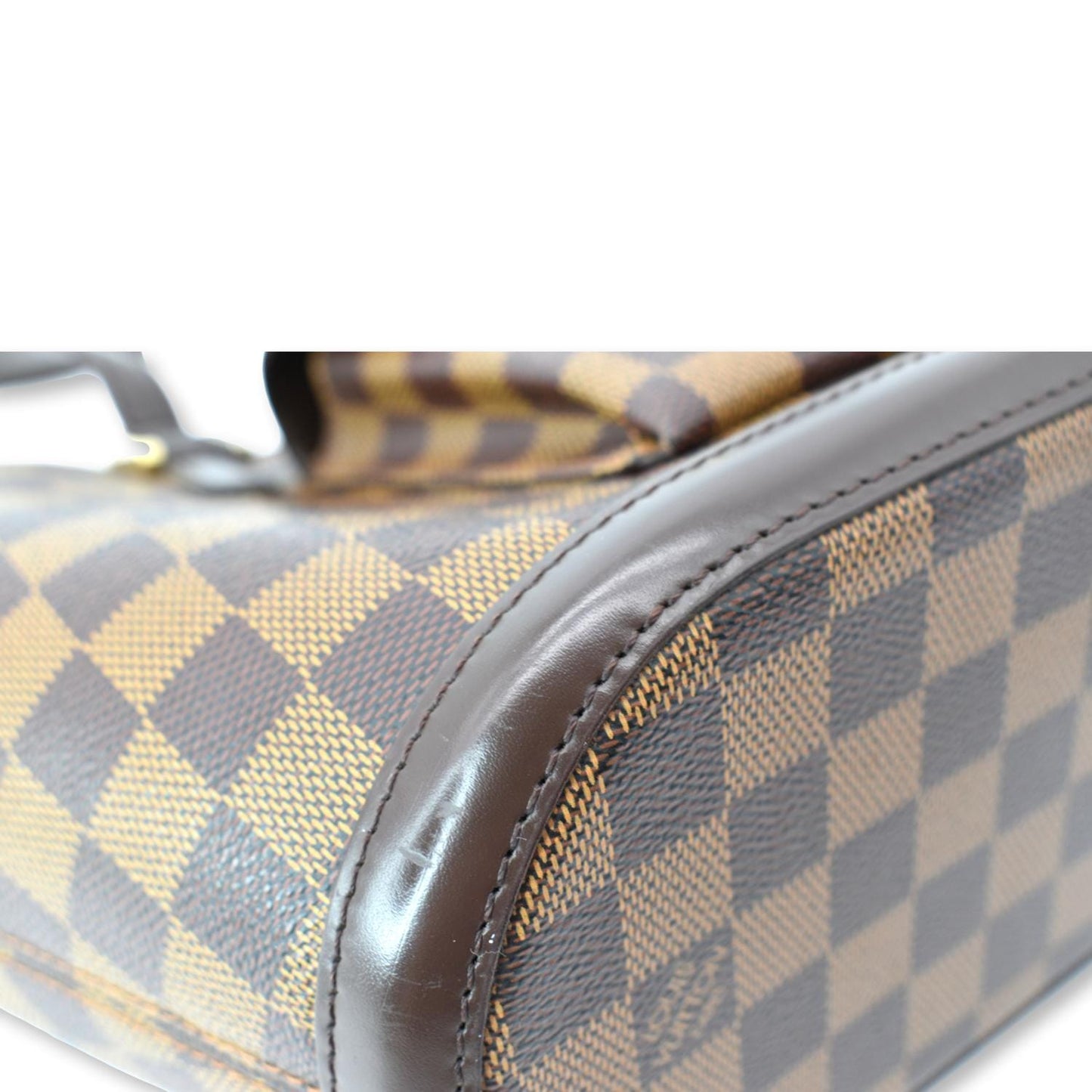 LOUIS VUITTON Manosque PM Damier Ebene Shoulder Bag Brown