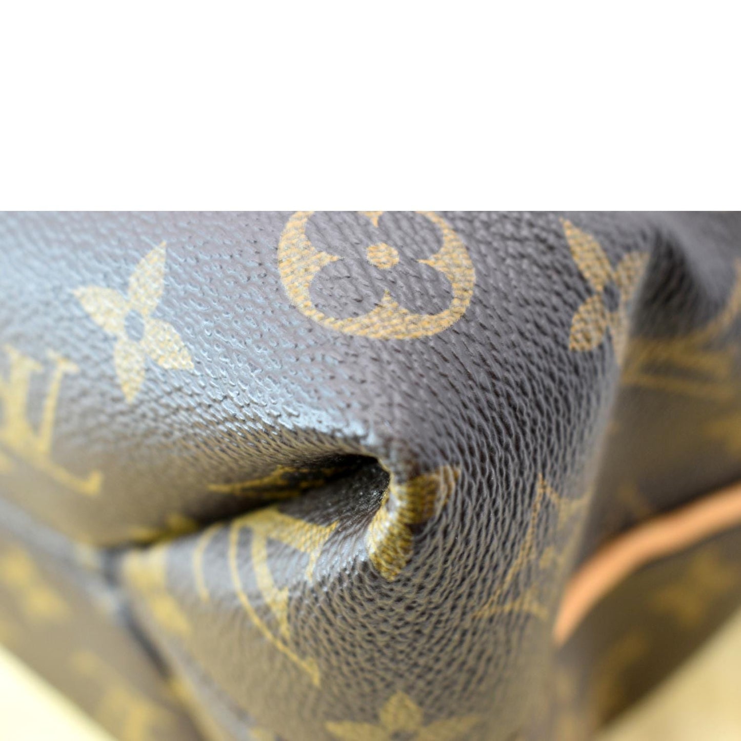 LOUIS VUITTON Sully MM Monogram Canvas Shoulder Bag Brown