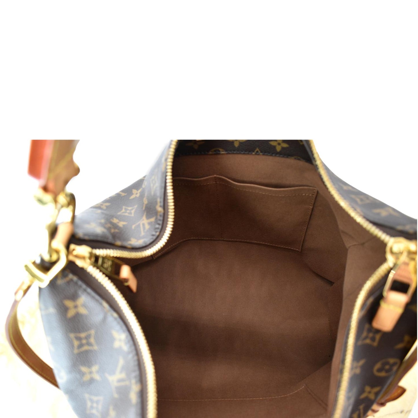 LOUIS VUITTON Sully MM Monogram Canvas Shoulder Bag Brown