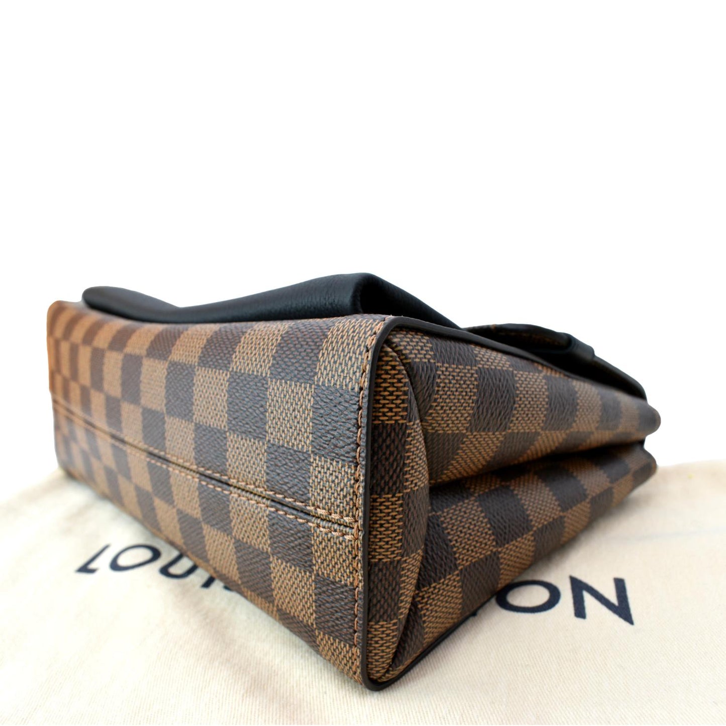 LOUIS VUITTON Vavin PM Damier Ebene Shoulder Bag Brown
