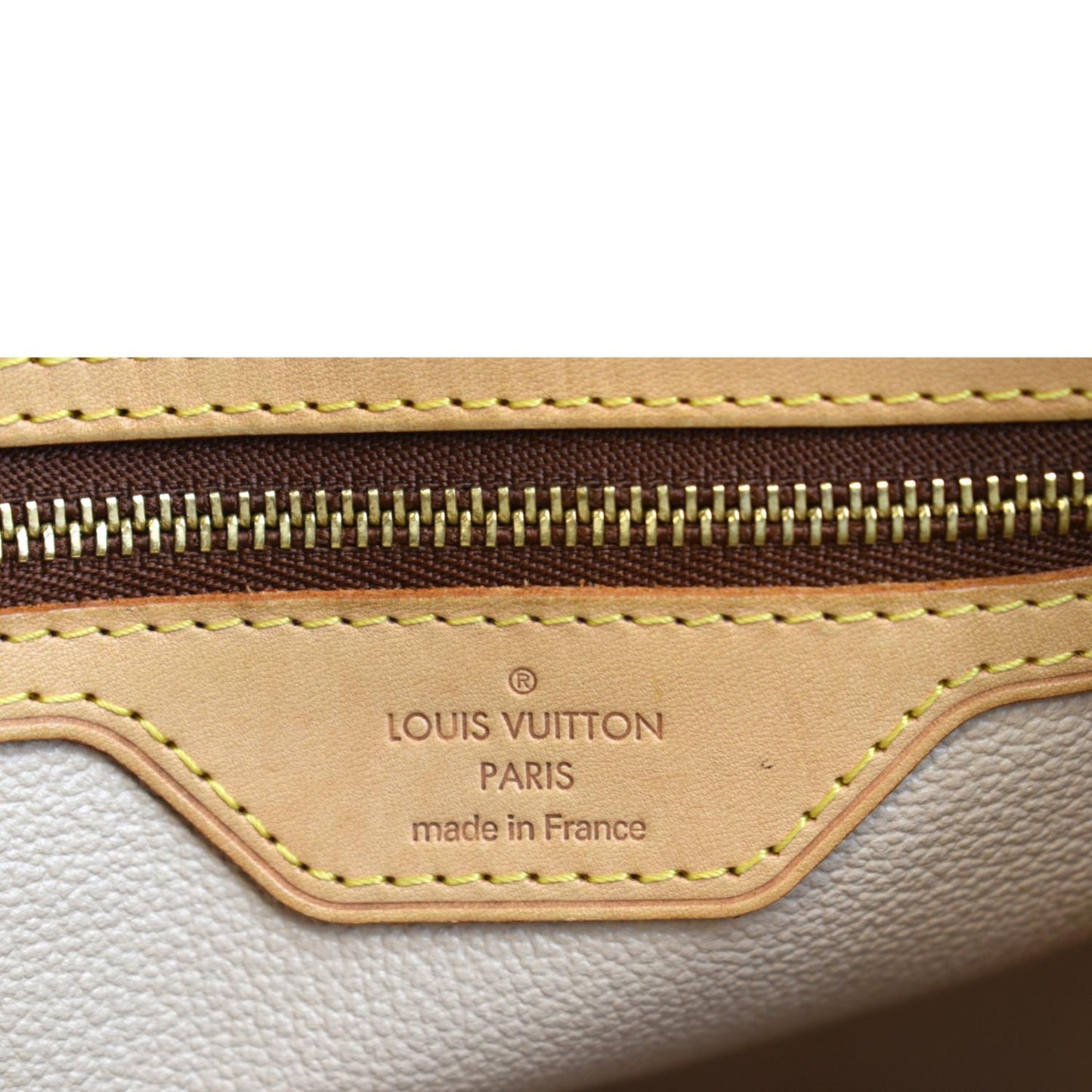 LOUIS VUITTON Petit Bucket Monogram Canvas Shoulder Bag Brown