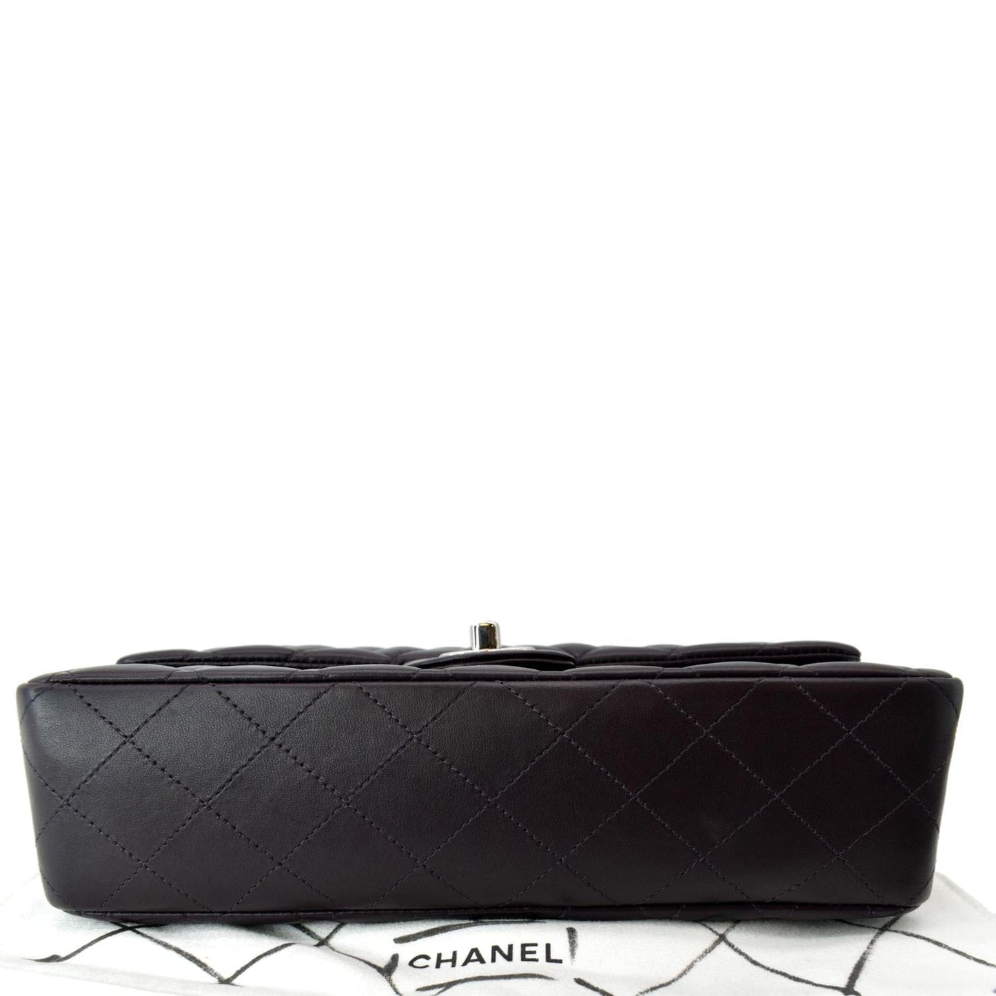 CHANEL Classic Flap Small Calfskin Leather Shoulder Bag Maroon